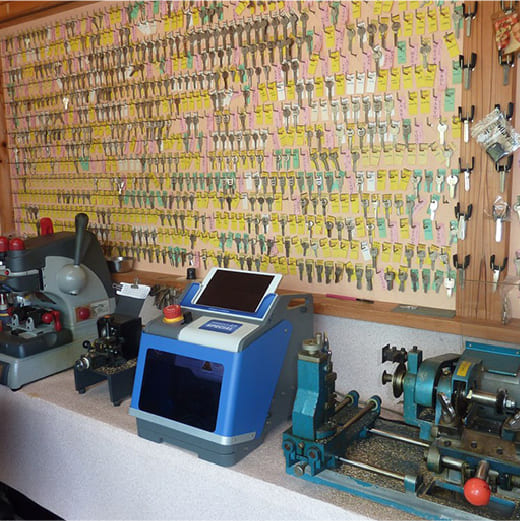 紛失キーの製作